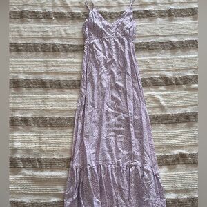 Elegant Lavender  Maxi Dress